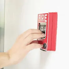 Trained personnel activating the system on site